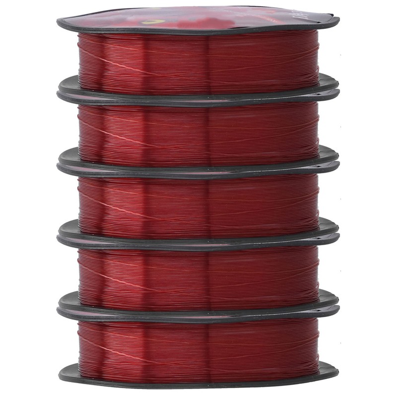 5Pcs 100M Nylon Lure Bait Fishing Line Wearproof Strong Toughness