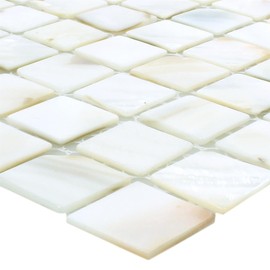 Shell Mother of Pearl Mosaic Tiles Cord White