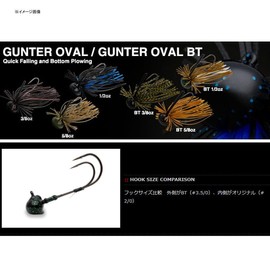 Nories Gunter Oval BT 3/8 oz 152 Green Amber