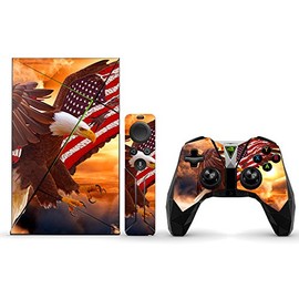 MightySkins Skin Compatible with NVIDIA Shield TV wrap Cover Sticker Skins Bald Eagle