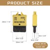 DMiotech 1 Pack 28V DC 20A Yellow ATC/ATO Manual Mini