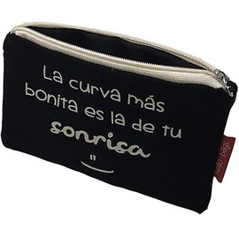 Econanos Hellobags2019 Canvas & Beach Tote Bag, 14 cm, Black (Negro)