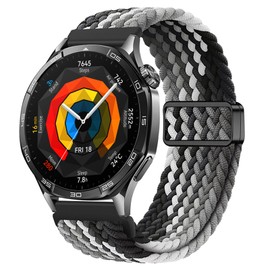 Compatible with Huawe Watch GT 5 46mm Strap 22mm Watch Band Nylon for Huawe Watch 4 46mm Buckle Strap Compatible with Huawe GT 4 3 2 46mm Watch Straps (Watch Not Included)