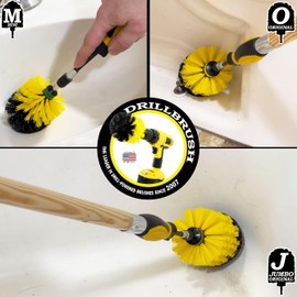 Juego de cepillo para polvo de inodoro, limpiador de cuencos y baño todo en uno, limpiador de suelos y duchas, soluciones de limpieza completas juego de accesorios de baño para limpieza de lechada, limpiador de inodoros, juegos de baño