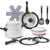 23 Pcs Nonstick Pots and Pans Set with 4 Detachable