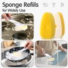 LemonRoad 24 Pack Dish Wand Sponge Refills Compatible with Dish