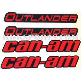 CAN-AM OUTLANDER MUDGUARD DECAL KIT 704904920