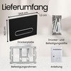 MYLAVABO Push Plate Toilet Actuator Plate Suitable for Geberit Sigma