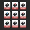 Griarrac Cherry MX Switch Tester Mechanical Keyboards 9-Key Switch Testing