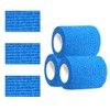 Kuanfine 3 Pack 4 Inches Self Adhesive Bandage Wrap Vet
