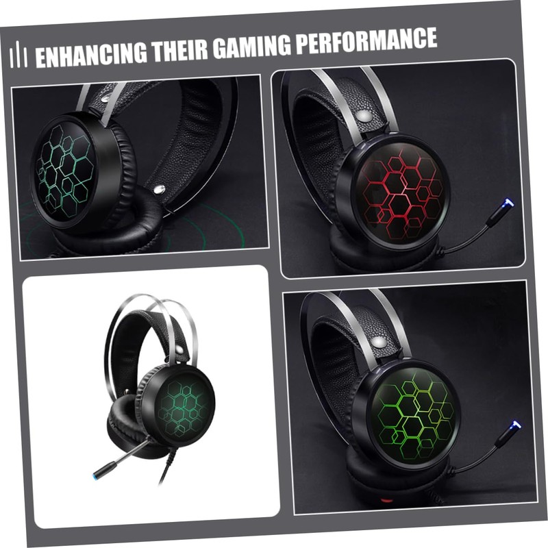 LABRIMP RGB Wired Gaming Headset with Mic Stereo Sound Comfortable