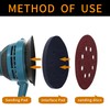 5 Inch 8 Holes Hook and Loop Soft Sponge Cushion