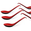 Cionyce 2PCS Wonton Soup Spoons, Chinese Japanese Miso Ramen Dumpling