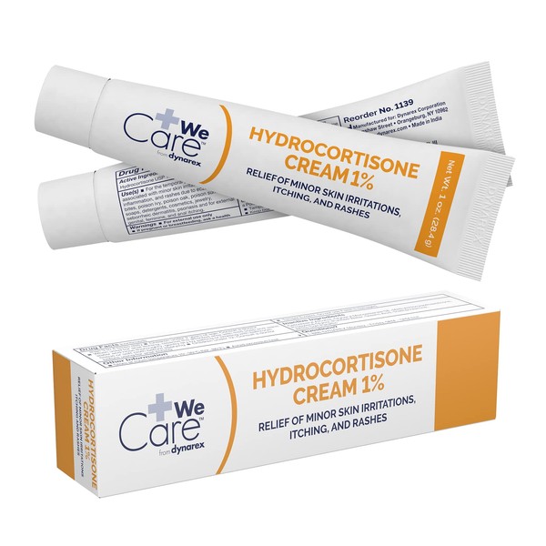Dynarex Hydrocortisone Cream - Topical Anti-Itch Hydrocortisone Ointment For Temporary
