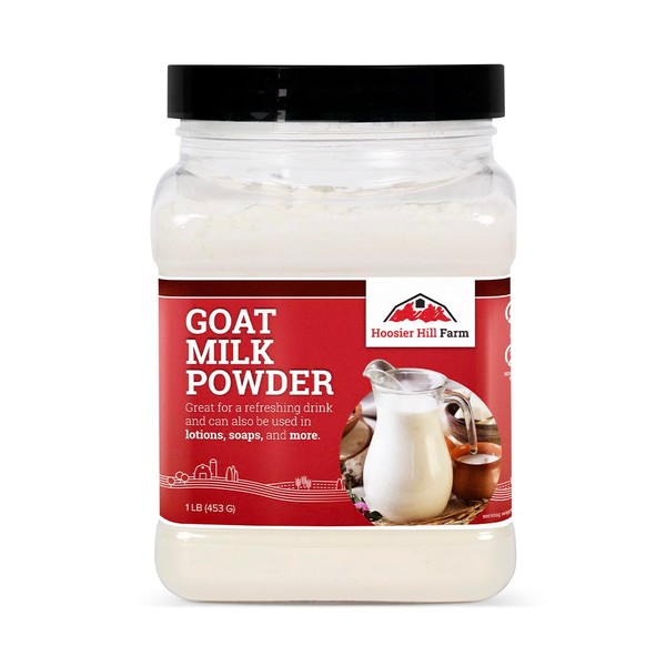 Goat Milk Powder by Hoosier Hill Farm, 1 LB (Pack of 1) | 100% Goats Milk, No Additives