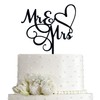 JIEEIN Mr & Mrs - Decoración para tarta de novia