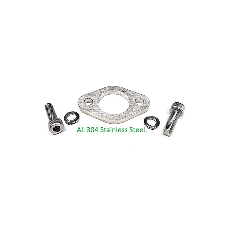 Stainless Steel Exhaust Flange for: Predator 420cc & 301cc, GX270,