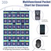 Loghot Classroom Accessories Closet Pocket Chart for Cell Phones Holder