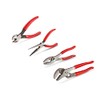 TEKTON Pliers Set, 4-Piece (Groove Joint, Slip Joint, Long Nose,