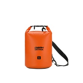 Dry Bag, Waterproof Bag, Sea, Waterproof Pouch, Water-resistant, 5L, 10L, 20L, Shoulder Strap, Adjustable, Kayak, Fishing, Water Sports, Rafting, orange