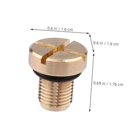 ABOOFAN Radiator Bleeder Screw for Engine Coolant Car Accessory Prevents Water Leakage Easy Installation Essential Car Part for Optimal Engine Performance