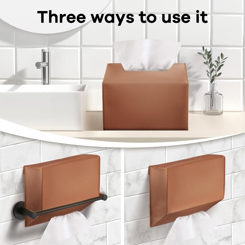 Disposable Hand Towel Box Cover Compatible with Kleenex Disposable Paper