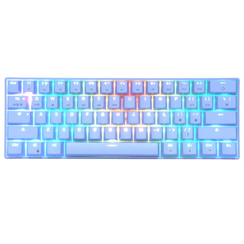 READSON Mechanical Keyboard 61 Keys RGB 3 Modes Support Wireless