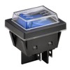 Heschen High Current Rocker Switch, 30A 250VAC, ON-OFF 2 Positions,