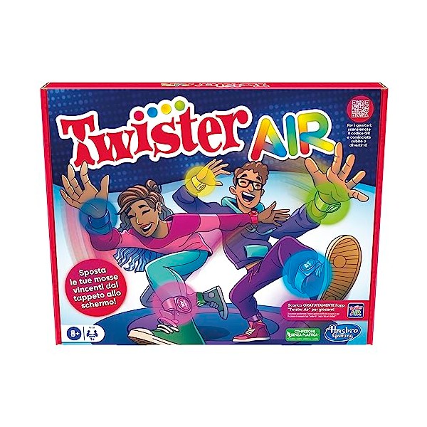 Twister Air Game, Twister Augmented Reality App, Connects to Smart Devices, Active Party Games, Ages 8+