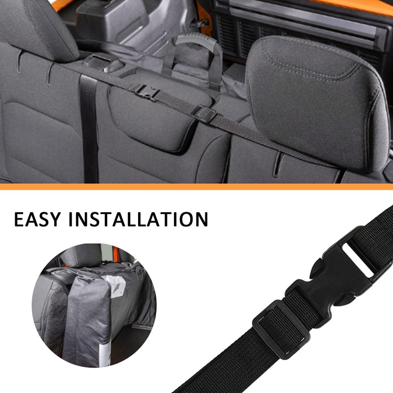 D-Lumina Soft Top Window Storage Bag Compatible with Jeep Wrangler