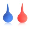 2-Pack Rubber Air Blower Dust Removal Blowing Bal,Red & Blue