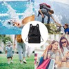 AWAVM Drawstring Waterproof Bag,Drawstring Backpack Sports Gym Bag with Shoes