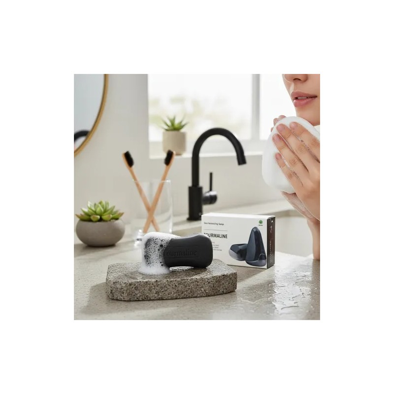 Jabn Natural De Turmalina Control Acn Y Limpieza Pack 3