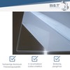 B&T Metal Acrylic Glass PMMA XT Panel, Transparent, UV-Resistant, Coated