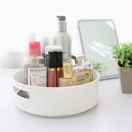 360° Rotating Round Organizer Tray for Vanity & Kitchen ROTATION 3ea