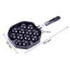 MyLifeUNIT Japanese Takoyaki Pan, Aluminum Nonstick Takoyaki Maker, 12 Holes