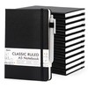 feela 12 Pack Notebooks Journals Bulk with 12 Black Pens,