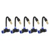 M METERXITY 5-Set Brass Misting Nozzles Tee, 4inch/10cm 360 Degree
