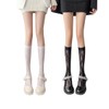 eigenn Women's Full Lace High Socks, Patterned, Junior Socks, Openwork,