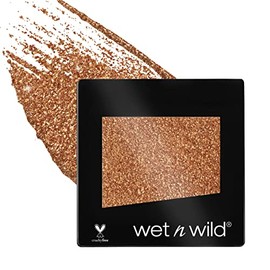 Wet n Wild Color Icon Glitter Single – Sombra de Ojos en Glitter Tono Toasty Dorado Bronce de Alta Intensidad – Brillo Profesional para Maquillaje de Fiesta, Eventos, Bodas, Noche y Maquillaje Artístico – Fórmula Cremosa, Vegana y Cruelty Free
