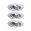 Paulmann 92110 Recessed Light Set of 3 Swivelling Round 90