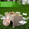 JJUNW 70Pcs Table Cloth Clips Clear, Windproof Table Cloth Holder