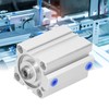 Pneumatic Air Cylinder Thin Double Action Aluminium Alloy Industrial Supplies
