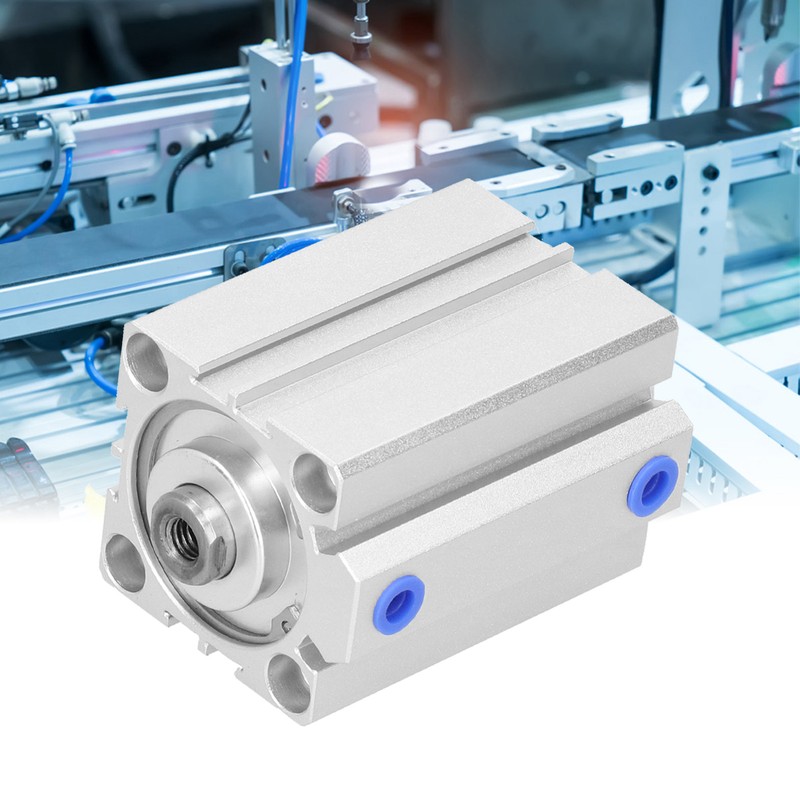 Pneumatic Air Cylinder Thin Double Action Aluminium Alloy Industrial Supplies