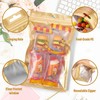 300 Pcs Mylar Bags 5×7", Light Gold Resealable Smell Proof