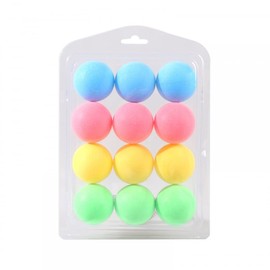 12 PCS Ping Pong Balls, Lightweight Training Pong Balls with High Elasticity for Entertainment Decoration Play