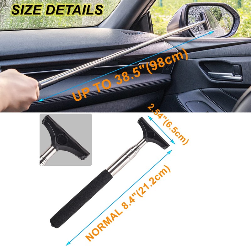 LJDJ Car Rearview Mirror Wiper 2 pack Universal Automotive Car