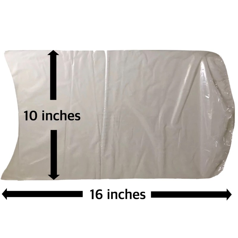 Poultry Shrink Bags- 50 Clear 10"x16" for Chickens or Rabbits