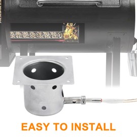 GasSaf Fire Burn Pot and Hot Rod Ignitor Kit Replacement for Traeger, Pit Boss, Camp Chef Pellet Grill with Screws and Fuse
