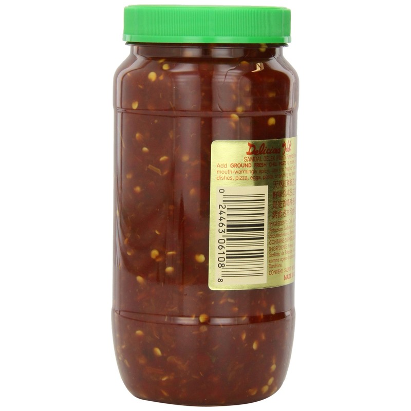 Huy Fong Sambal Oelek, 18-Ounce Jars (Pack of 12)